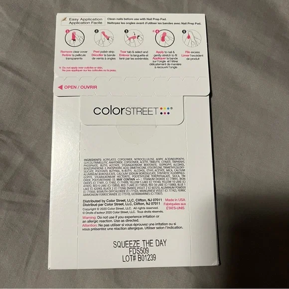 *Retired* Color Street: Squeeze the Day | Summer Fruit Citrus Orange White - Picture 3 of 7